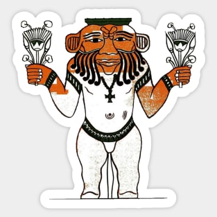 Bes Egyptian God Sticker